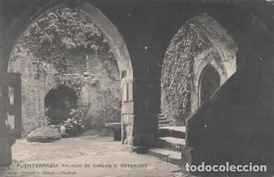 Postales: FUENTERRABIA DORSO SIN DIVIDIR PALACIO CARLOS V