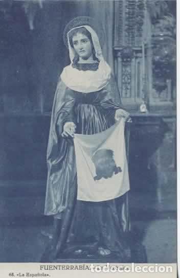 Postales: FUENTERRABIA SIN ESCRIBIR LA VERONICA VIRGEN