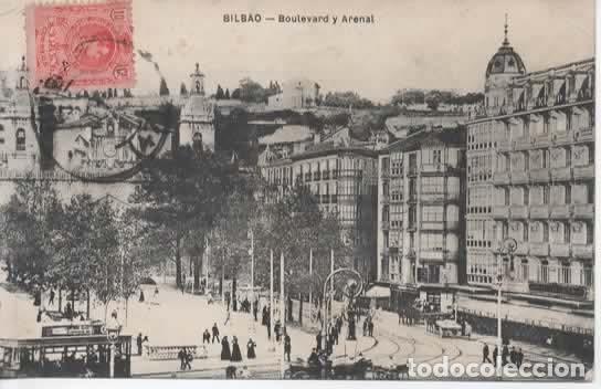 Postales: BILBAO ESCRITA ARENAL BOULEVARD