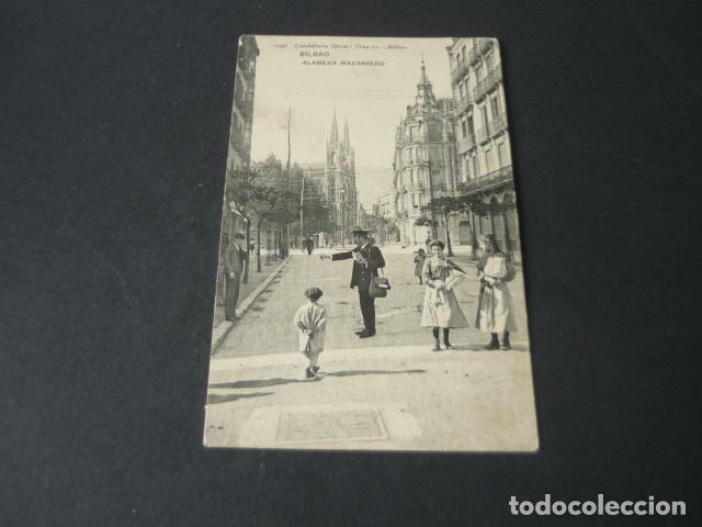 Postales: BILBAO ALAMEDA MAZARREDO CARTERO