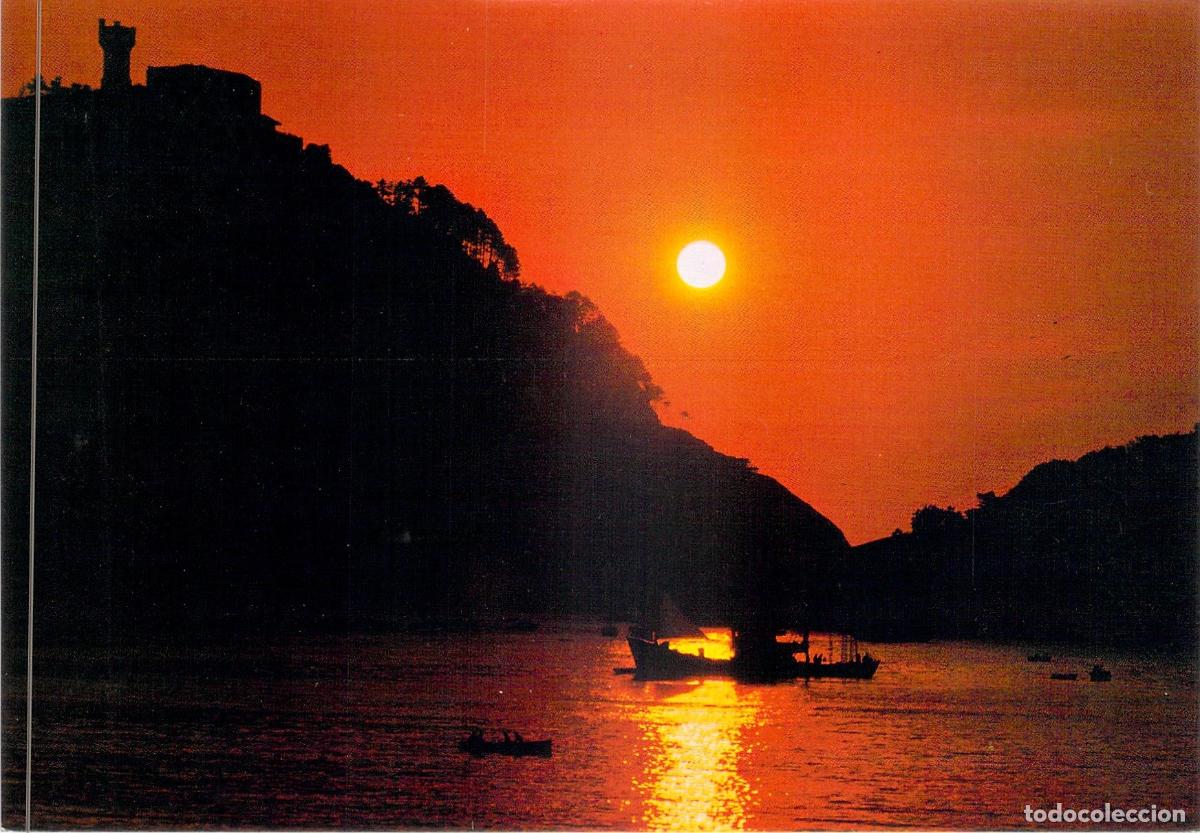 Postales: Postal de la Puesta de Sol en Monte Igueldo, San Sebasti&aacute;n
