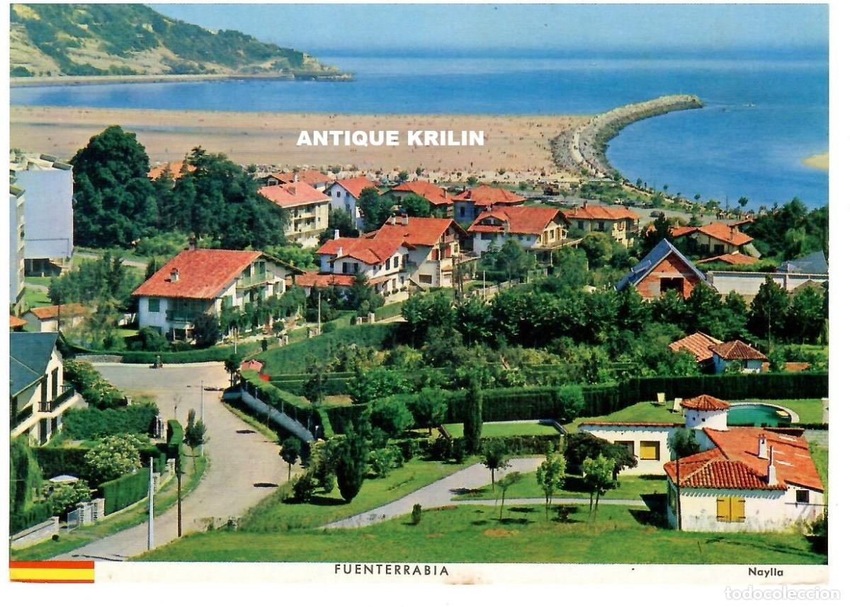 Postales: FUENTERRABIA / VISTA PARCIAL Y PLAYA / EDICION NAYLLA / SIN FRANQUEAR
