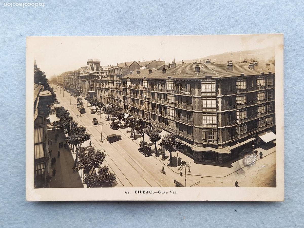 Postales: Fotograf&iacute;a antigua de Bilbao. Gran V&iacute;a.