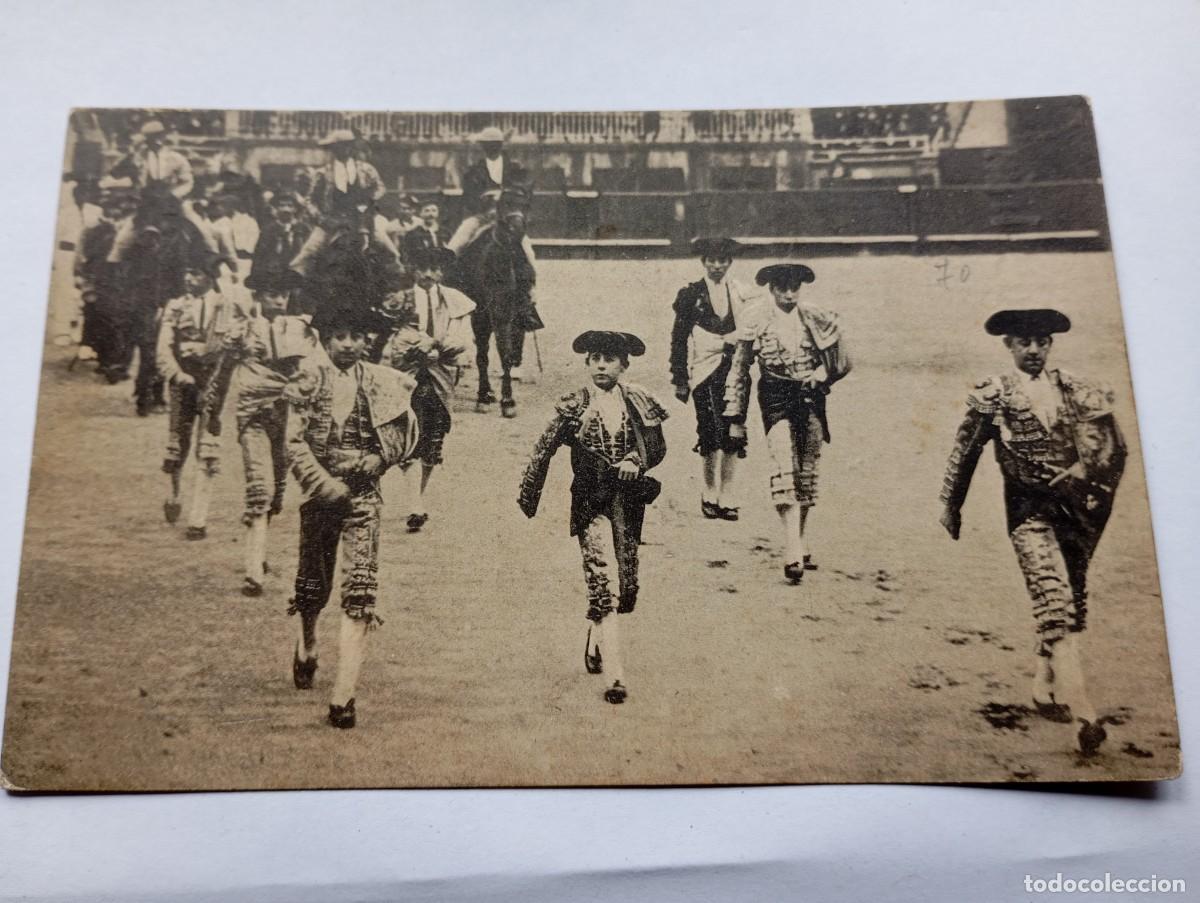 Postais: Postal Ir&uacute;n Guip&uacute;zcoa Plaza de Toros muy rara publicidad 1910 ver dorso