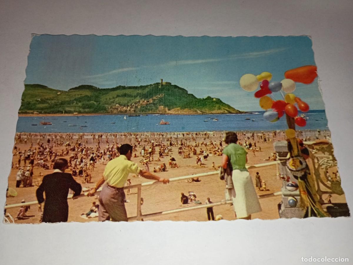 Postales: Postal San Sebasti&aacute;n La Concha, Playa