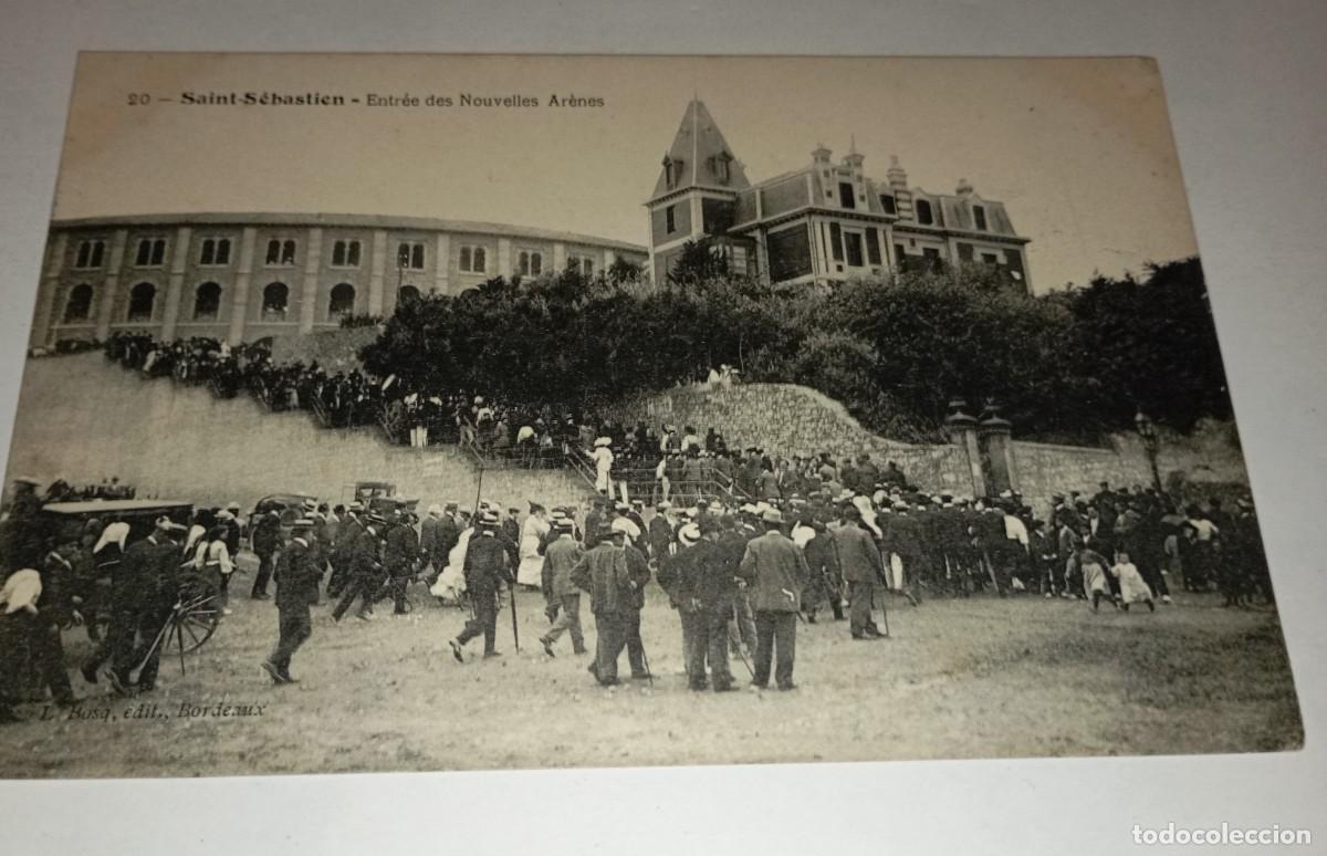Postales: Postal San Sebastian Nueva Plaza de Toros edici&oacute;n francesa
