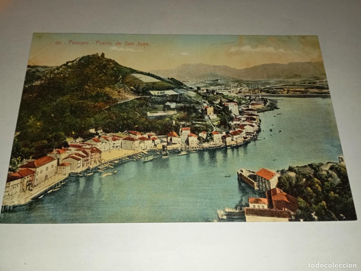 Postales: Postal Pasajes Puerto de San Juan
