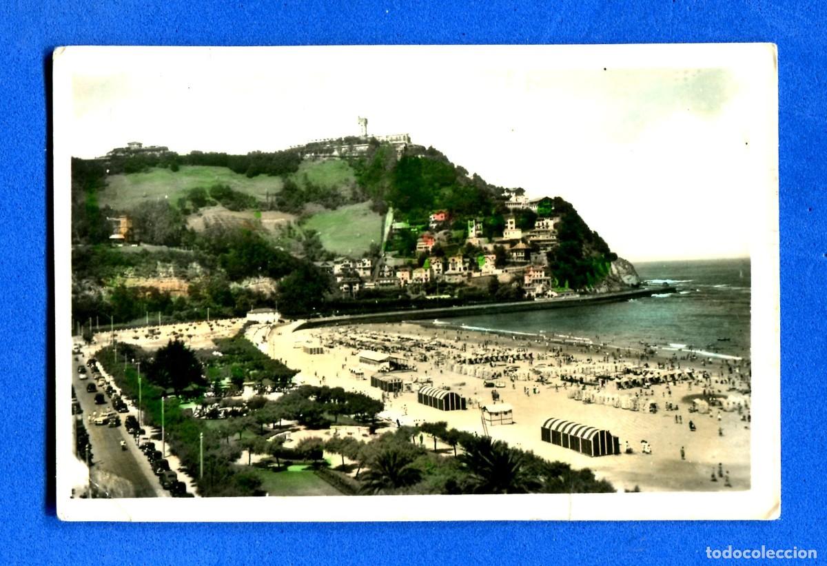 Postales: POSTAL CIRCULADA SAN SEBASTIAN 515 ONDARRETA EDITA GALARZA