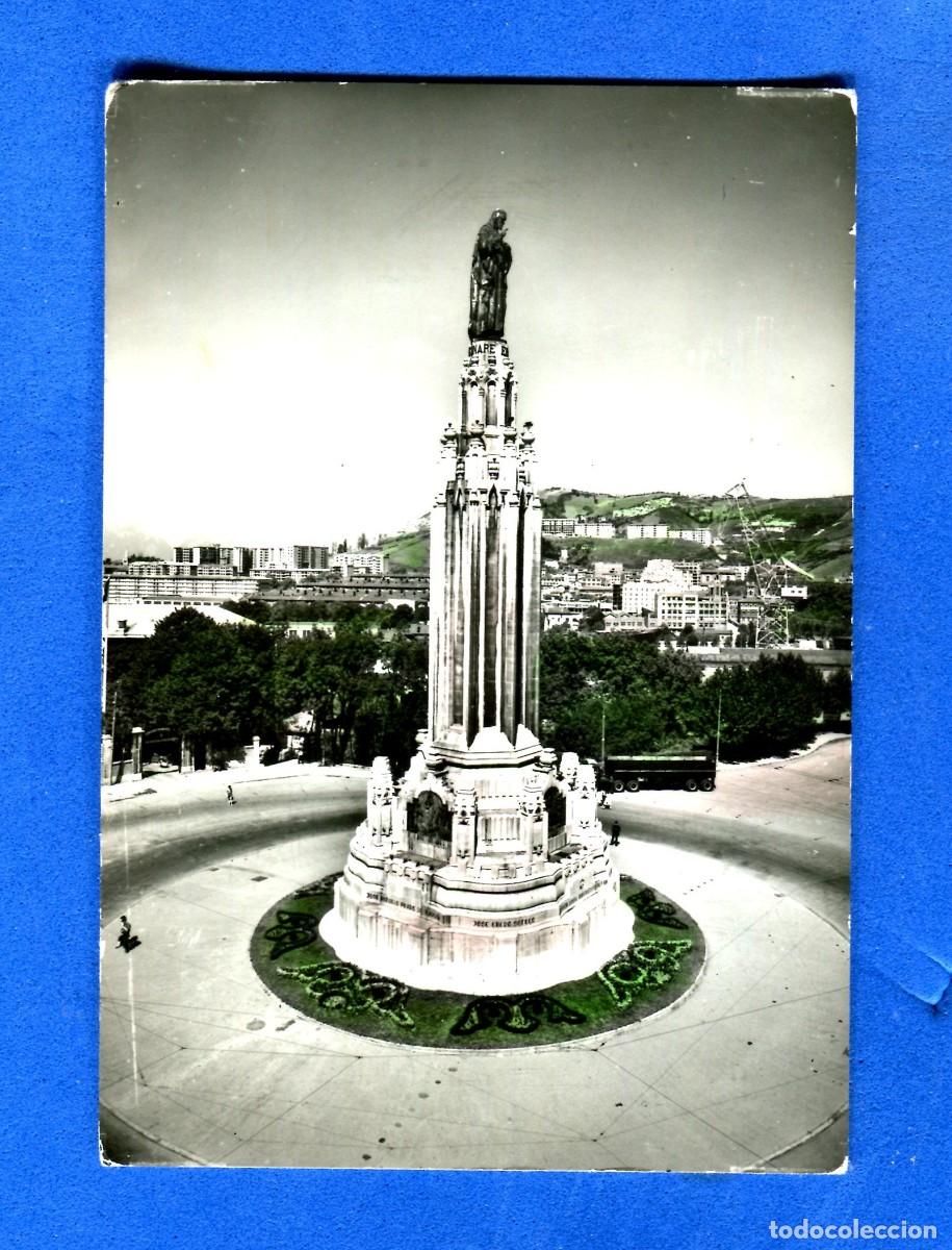 Postales: POSTAL ESCRITA PERO NO CIRCULADA BILBAO 1016 MONUMENTO AL SAGRADO CORAZON EDITA POSTAL MADRID