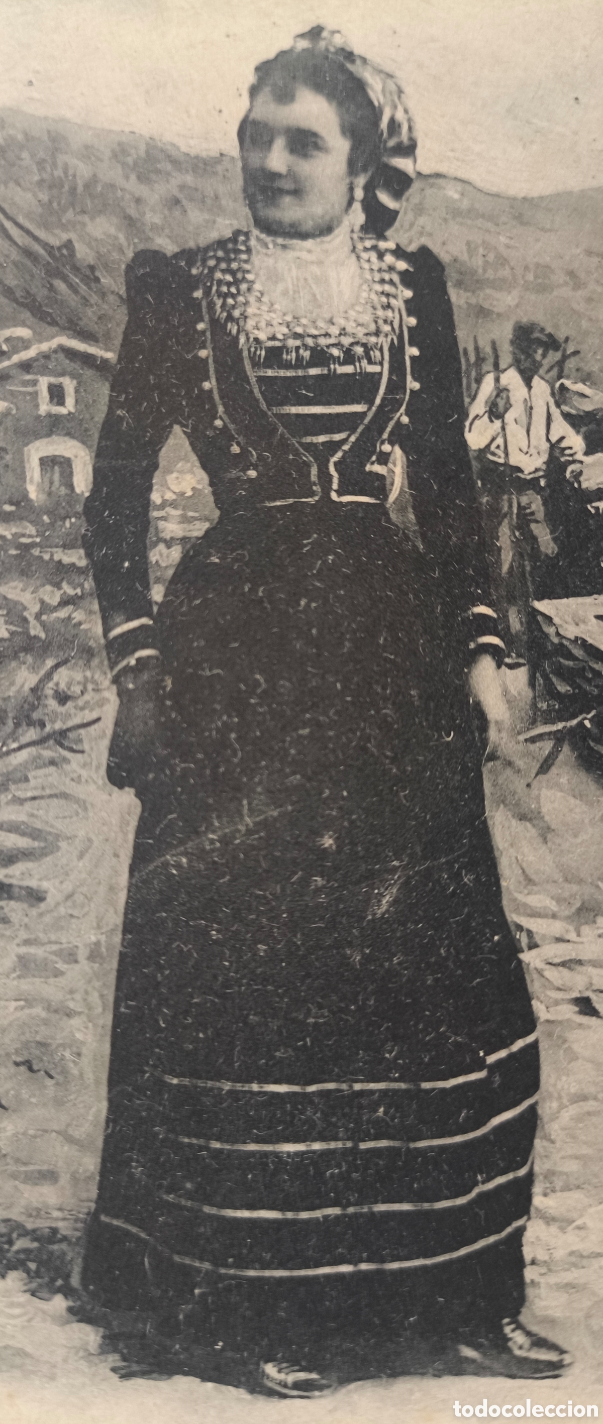 Postales: ASTURIAS MUJER ASTURIANA FOLKLORE ETNOGRAFIA TIPOS DEL PA&Iacute;S POSTAL FOTOTIPIA