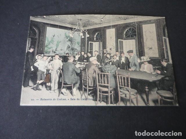 Postales: BALNEARIO DE CESTONA GUIPUZCOA SALA DE CABALLITOS