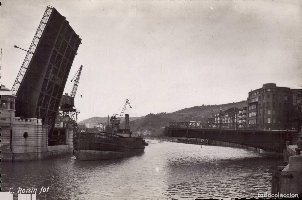 Postales: POSTAL BILBAO PUENTE DEL GENERAL MOLA N&ordm; 37 ROISIN