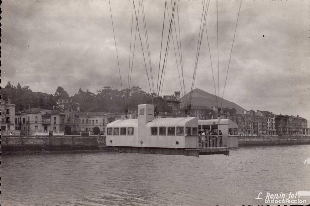 Postales: POSTAL LAS ARENAS PUENTE VIZCAYA - TRANSBORDADOR N&ordm; 47 ROISIN