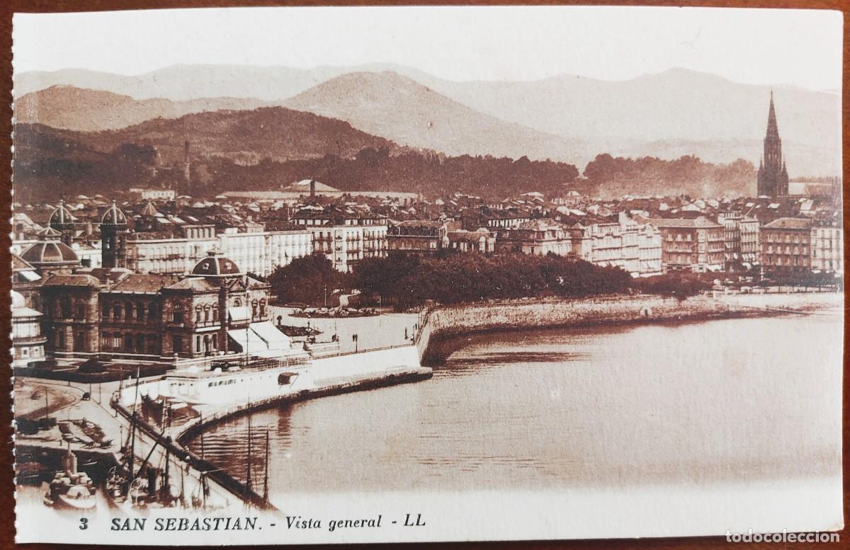 Postales: 3. SAN SEBASTI&Aacute;N. VISTA GENERAL - L&Eacute;VY ET NEURDEIN R&Eacute;UNIS, PARISE