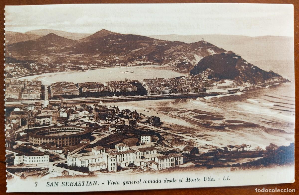 Postales: 7. SAN SEBASTI&Aacute;N. VISTA GENERAL TOMADA DESDE EL MONTE ULIA - L&Eacute;VY ET NEURDEIN R&Eacute;UNIS, PARISE