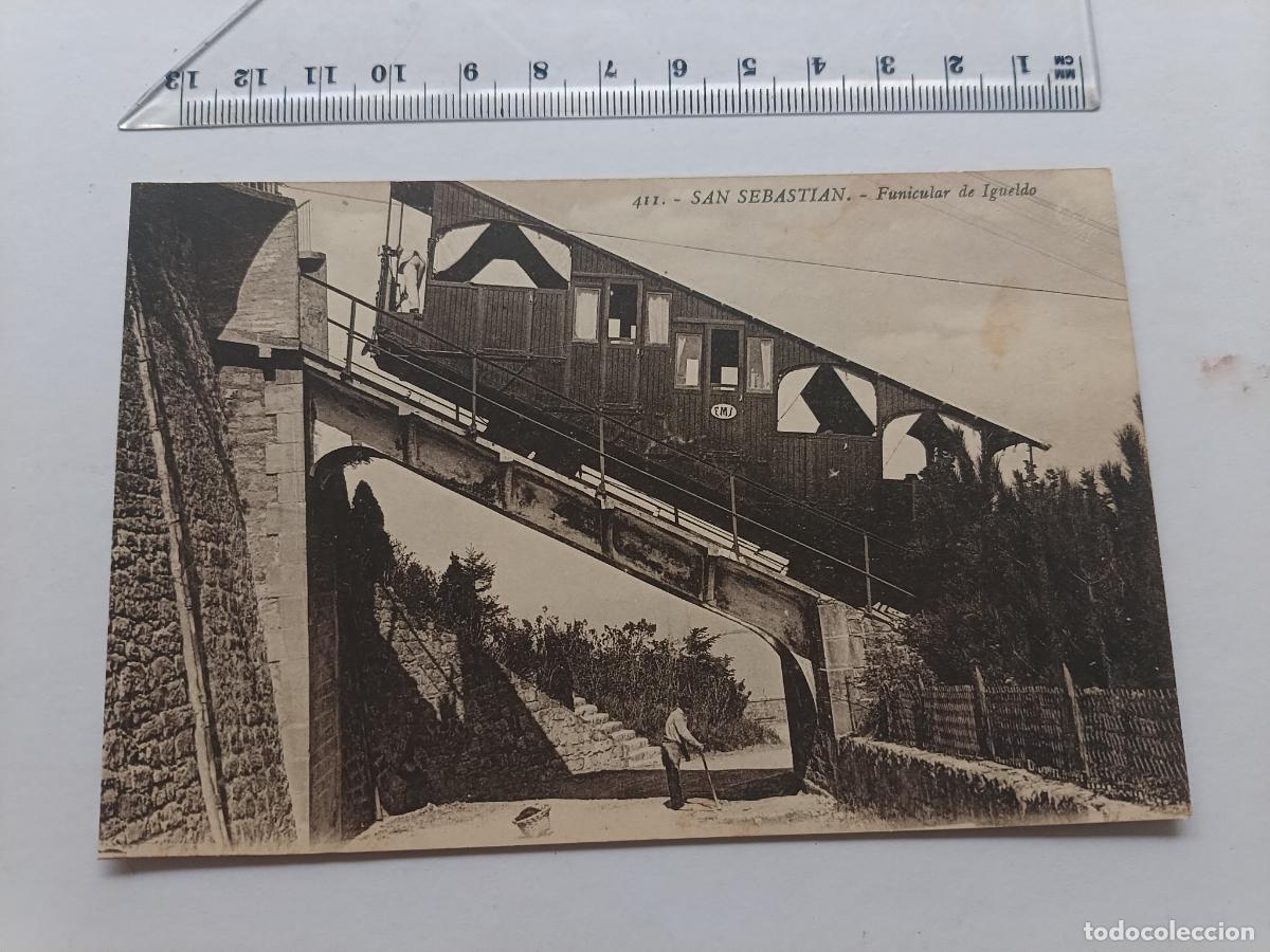 Postales: San Sebasti&aacute;n. Funicular de Igueldo - Foto 1