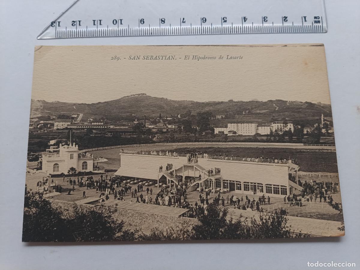 Postales: Postal San Sebasti&aacute;n. Hip&oacute;dromo de Lasarte