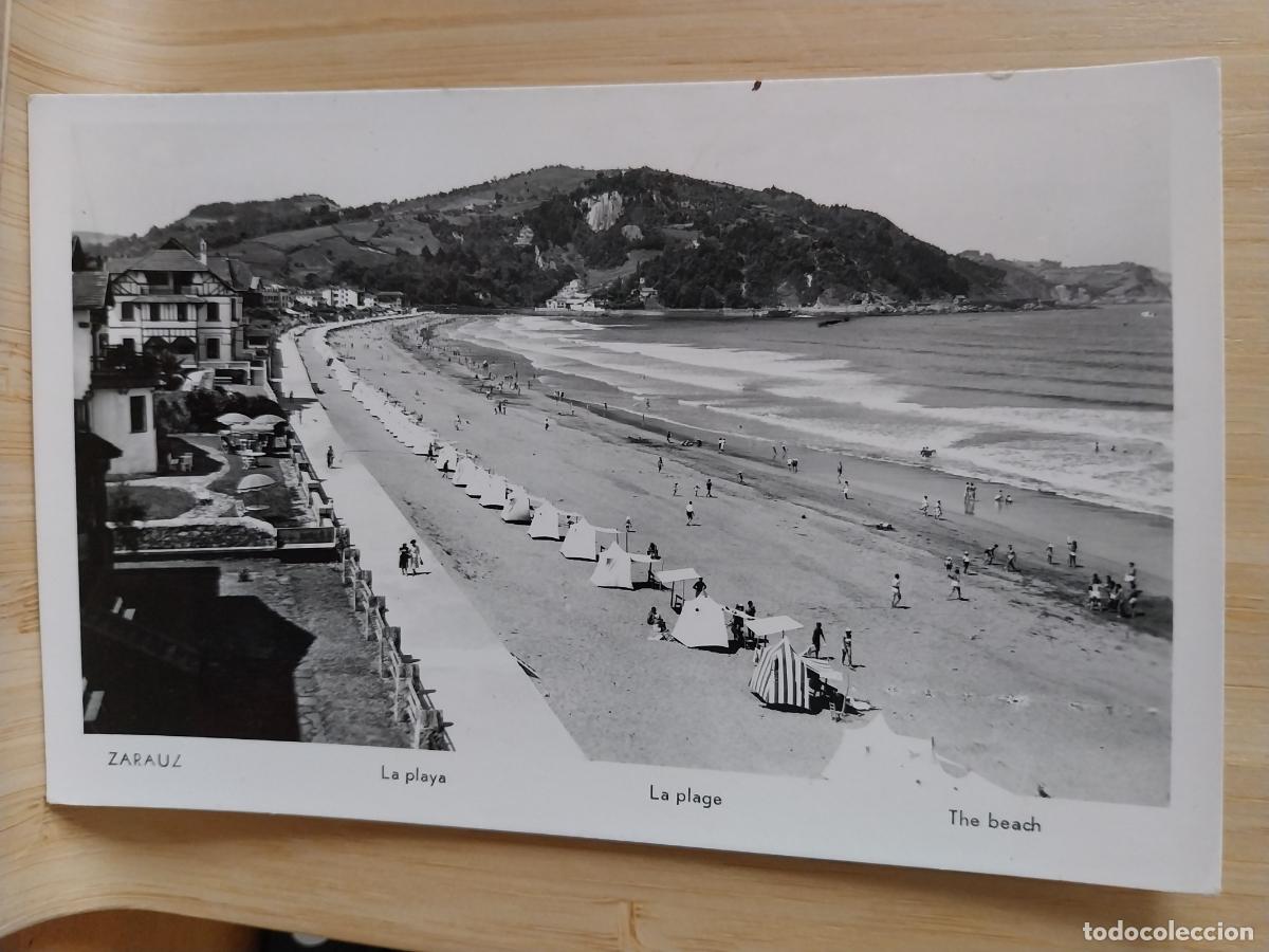 Postales: ZARAUZ PLAYA ED BASARKO SC ORIGINAL