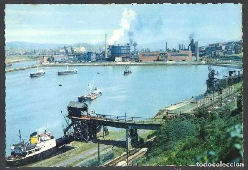 Postcards: Sestao *D&aacute;rsena...* Ed. G. Garrabella - SRC n&ordm; 2211. Escrita.