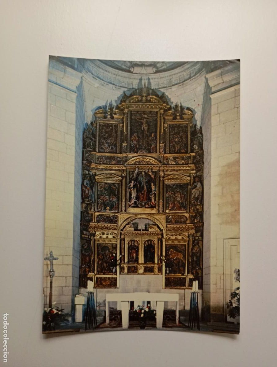 Postales: POSTAL DE OY&Oacute;N. &Aacute;LAVA. IGLESIA DE SANTA MAR&Iacute;A. TDKP29C
