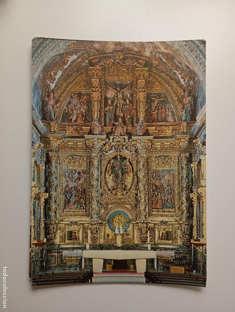 Postales: POSTAL DE MOREDA. &Aacute;LAVA. IGLESIA DE SANTA MAR&Iacute;A. RETABLO. TDKP29C