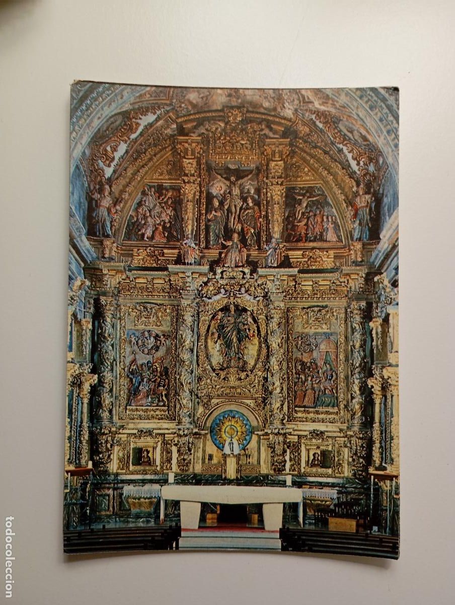 Postales: POSTAL DE MOREDA. &Aacute;LAVA. IGLESIA DE SANTA MAR&Iacute;A. RETABLO. TDKP29C