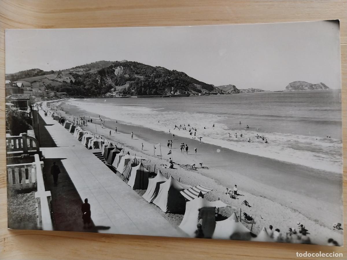 Postales: ZARAUZ RATON GUETARIA PLAYA ED ARRIBAS 19 SC ORIGINAL ANIMADA