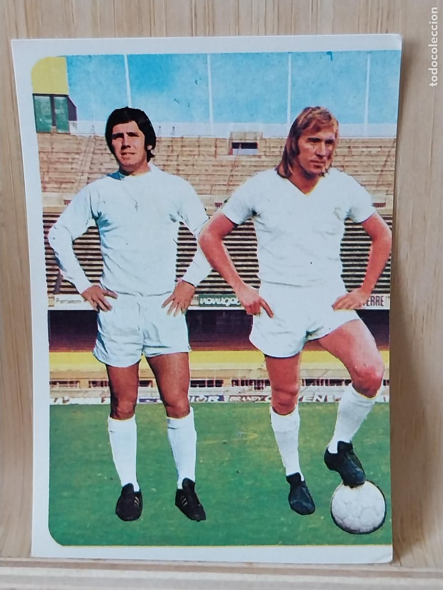 Postales: NETZER SANTILLANA REAL MADRID RUIROMER A&Ntilde;O 1975 75 76 CROMO 109 -*..- SIN PEGAR NUNCA ROMERO