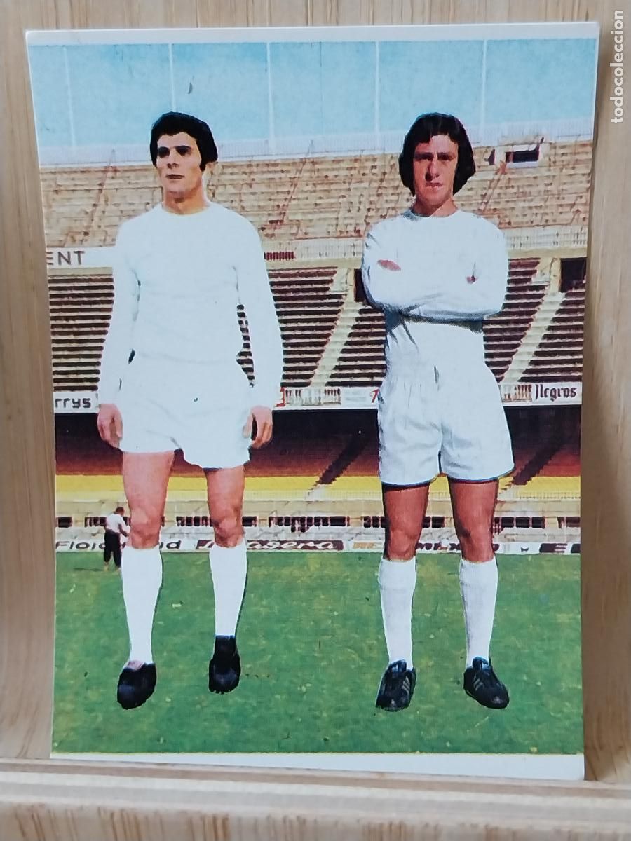 Postales: DEL BOSQUE J LUIS REAL MADRID RUIROMER A&Ntilde;O 1975 75 76 CROMO 111 -*..- SIN PEGAR NUNCA ROMERO