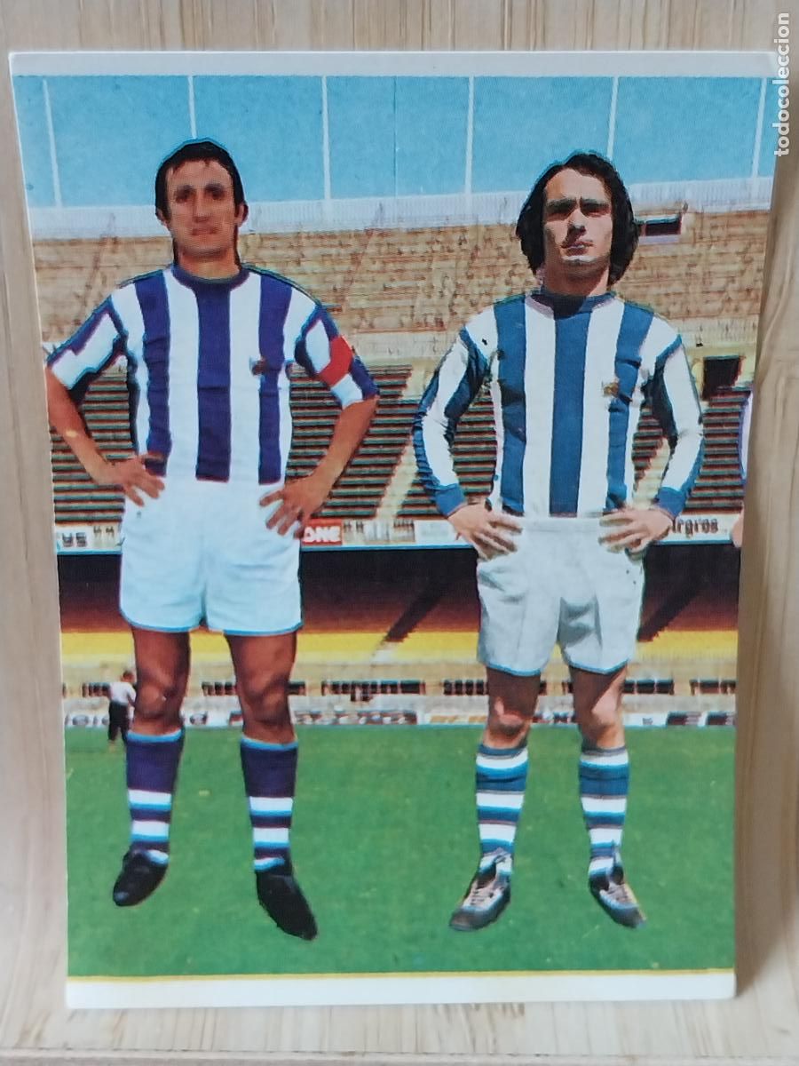 Postales: MURUZABAL MART&Iacute;NEZ REAL SOCIEDAD RUIROMER A&Ntilde;O 1975 75 76 CROMO 119 *..- SIN PEGAR NUNCA ROMERO