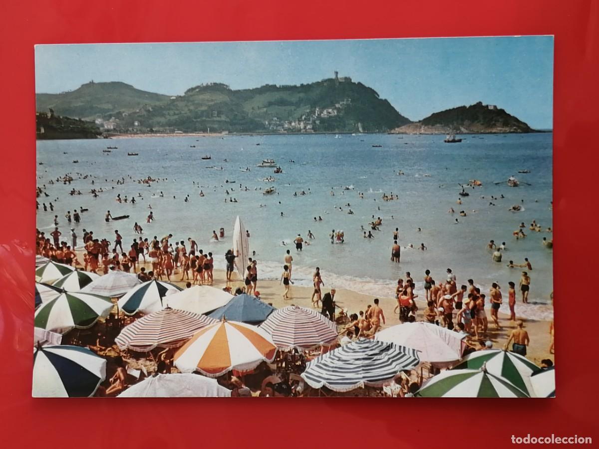 Postales: POSTAL 18737 NUEVA-CYP ATLANTA SERIE II N&ordm; 9200 SAN SEBASTIAN GIPUZKOA PLAYA CONCHA IGUELDO