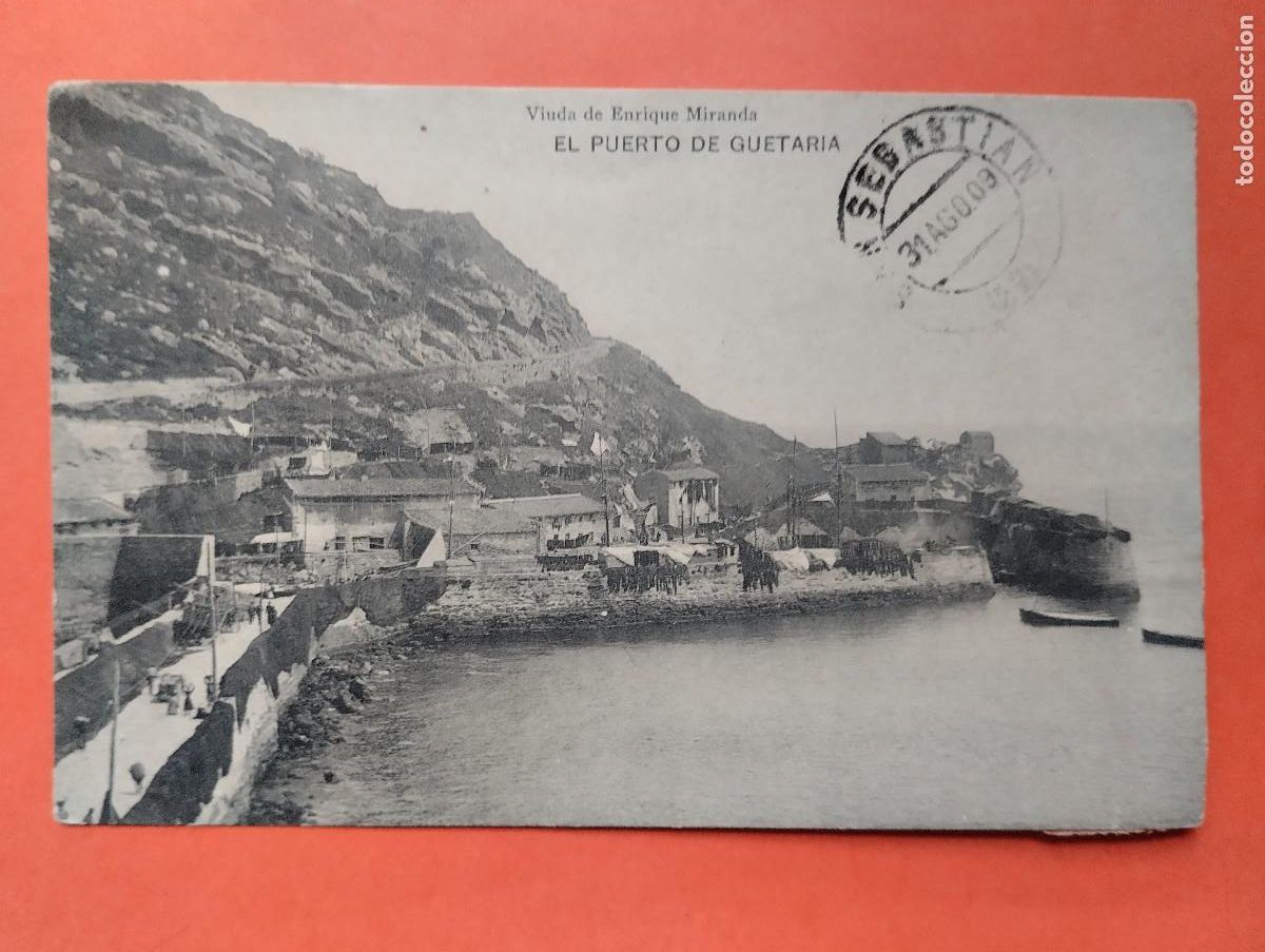 Postales: GUETARIA EL PUERTO ED VIUDA ENRIQUE MIRANDA ZARAUZ GUIPUZCOA
