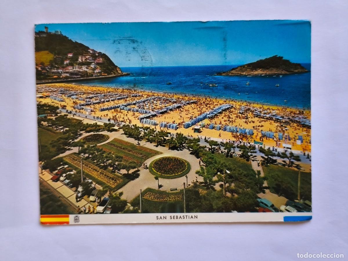 Postales: POSTAL 18669 MAT.1968-MANIPEL FOURNIER 50 SAN SEBASTIAN GIPUZKOA PLAYA ONDARRETA