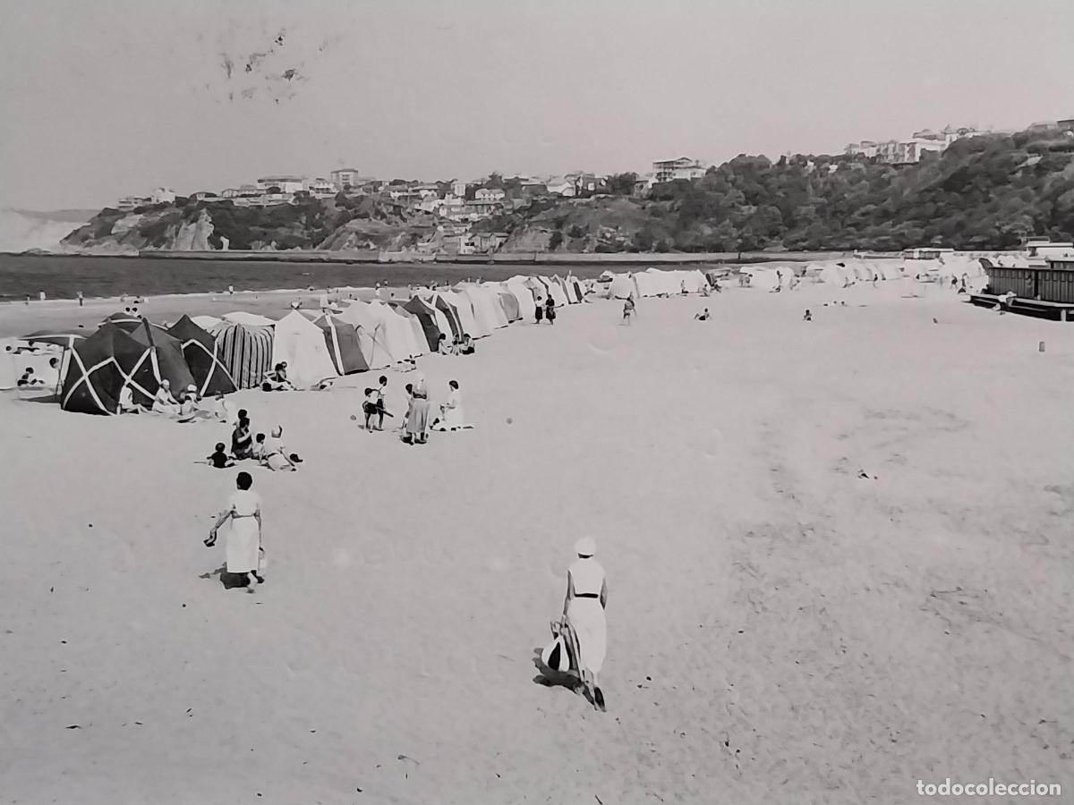 Postales: ALGORTA PLAYA EREAGA ED FISA 41 CIRCULADA MUY ANIMADA