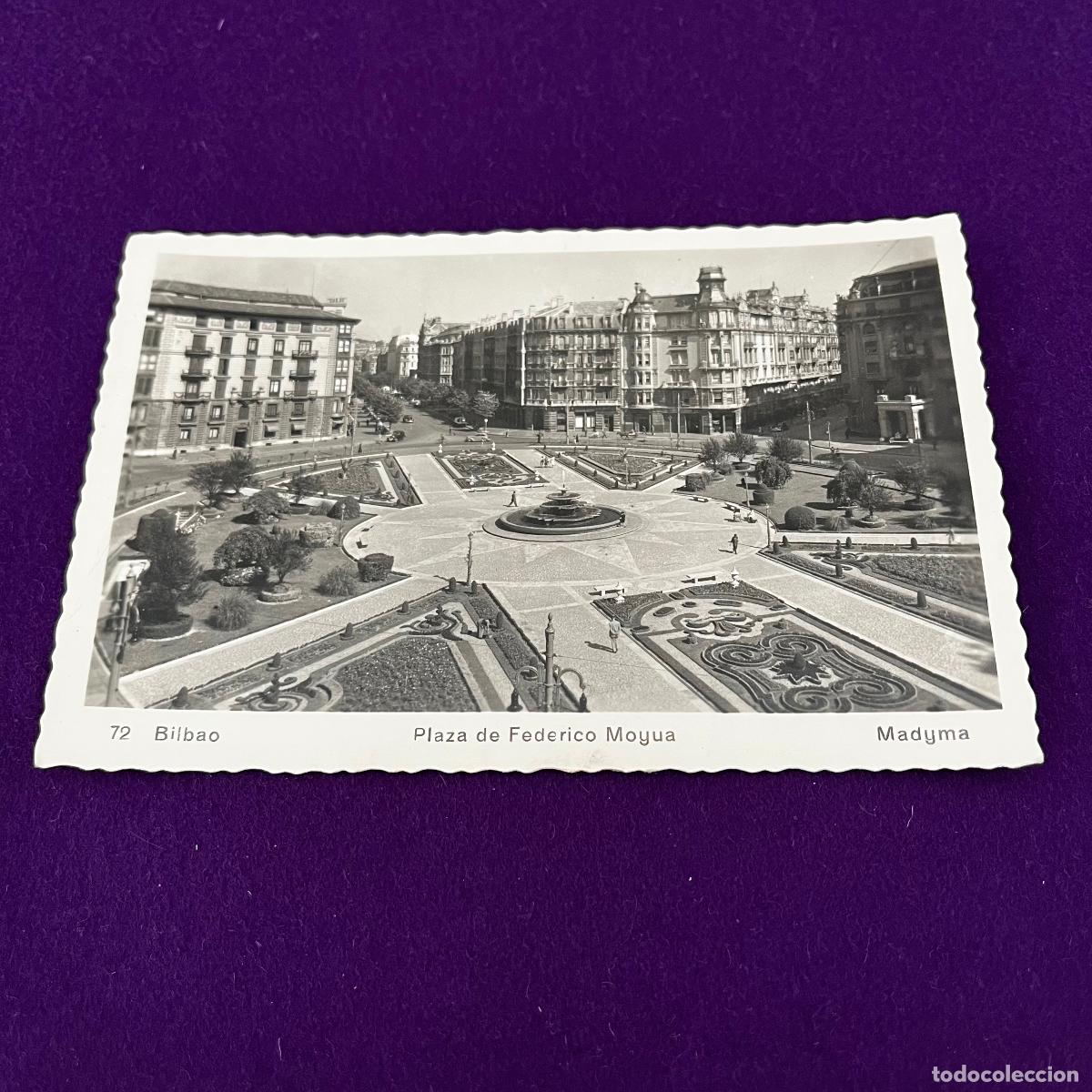 Postales: POSTAL DE BILBAO (VIZCAYA). PLAZA DE FEDERICO MOYUA.