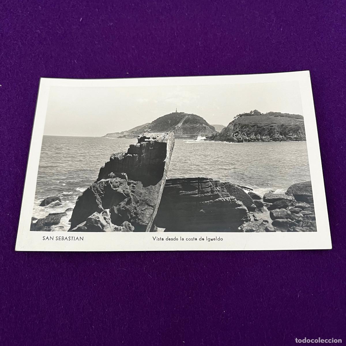 Postales: POSTAL DE SAN SEBASTIAN (GUIPUZCOA). VISTA DESDE LA COSTA DE IGUELDO.