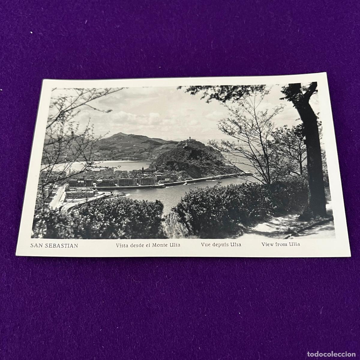 Postales: POSTAL DE SAN SEBASTIAN (GUIPUZCOA). VISTA DESDE EL MONTE ULIA.