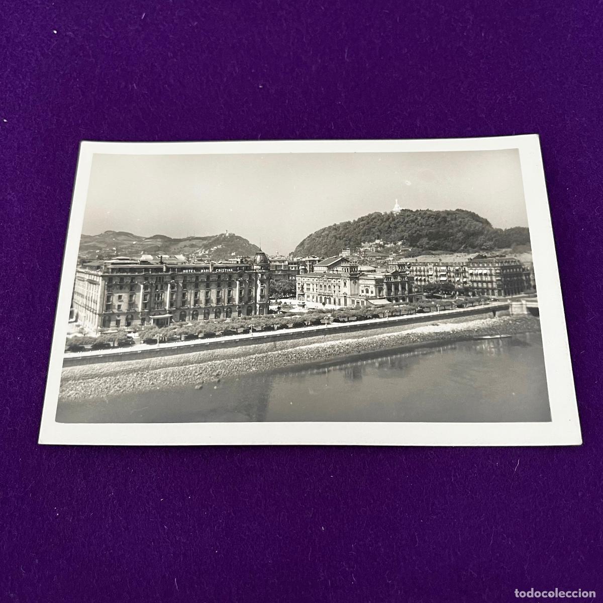 Postais: POSTAL DE SAN SEBASTIAN (GUIPUZCOA). HOTEL MARIA CRISTINA Y TEATRO VICTORIA EUGENIA.