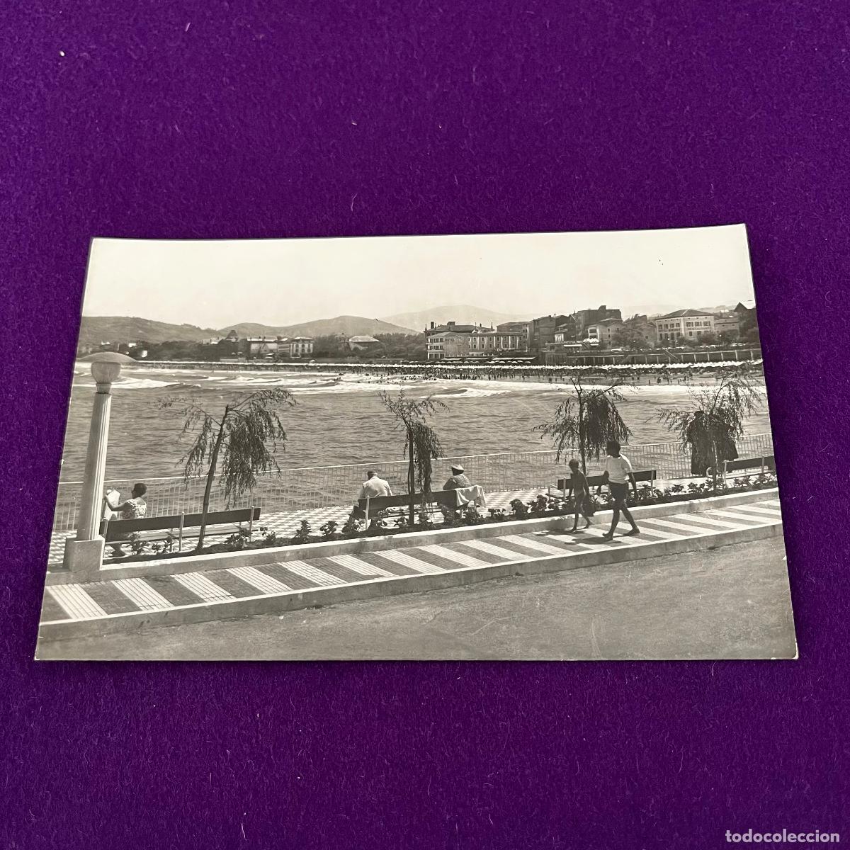 Postales: POSTAL DE ZARAUZ (GUIPUZCOA). MIRADOR Y PLAYA.