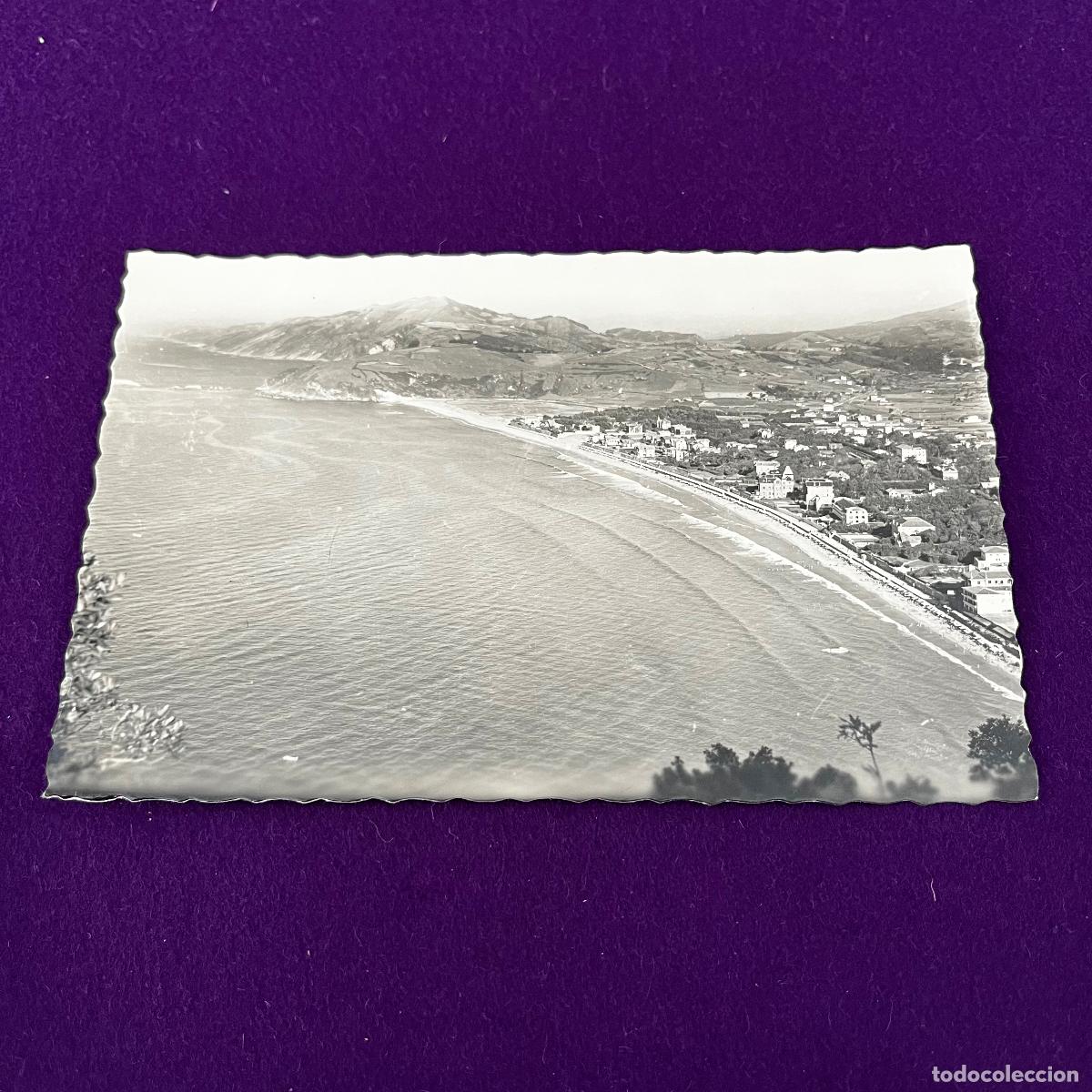 Postales: POSTAL DE ZARAUZ (GUIPUZCOA). PLAYA Y VISTA PARCIAL.