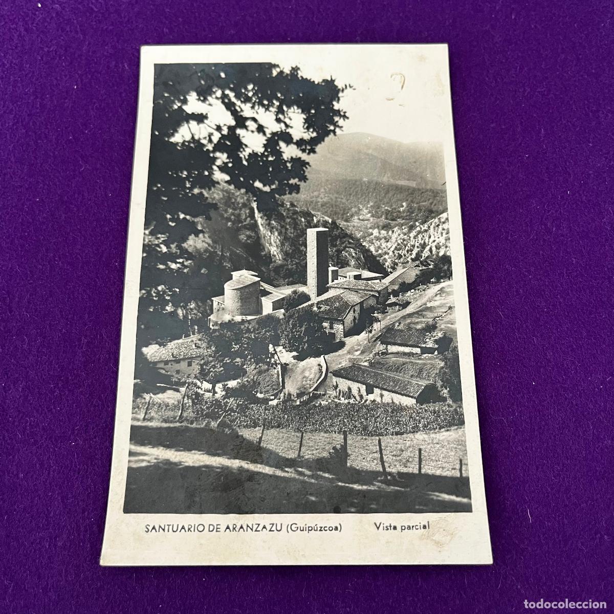 Postales: POSTAL DE SANTUARIO DE ARANZAZU (GUIPUZCOA). VISTA PARCIAL.