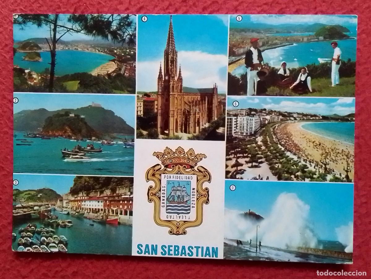 Postales: POSTAL CARTE POSTALE DE EUSKADI GUIP&Uacute;ZCOA SAN SEBASTI&Aacute;N DONOSTIA VISTAS VIEWS VUES..POST CARD...