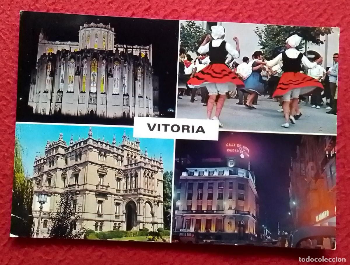 Postales: ANTIGUA POSTAL CARTE POSTALE DE EUSKADI POST CARD VITORIA &Aacute;LAVA VISTAS VIEWS VUES..EDITA GARRIDO...