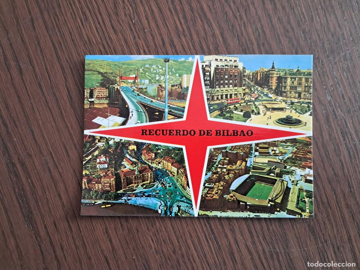 Postales: postal de Espa&ntilde;a, diferentes vistas de Bilbao n&ordm; 208, a&ntilde;os 70.