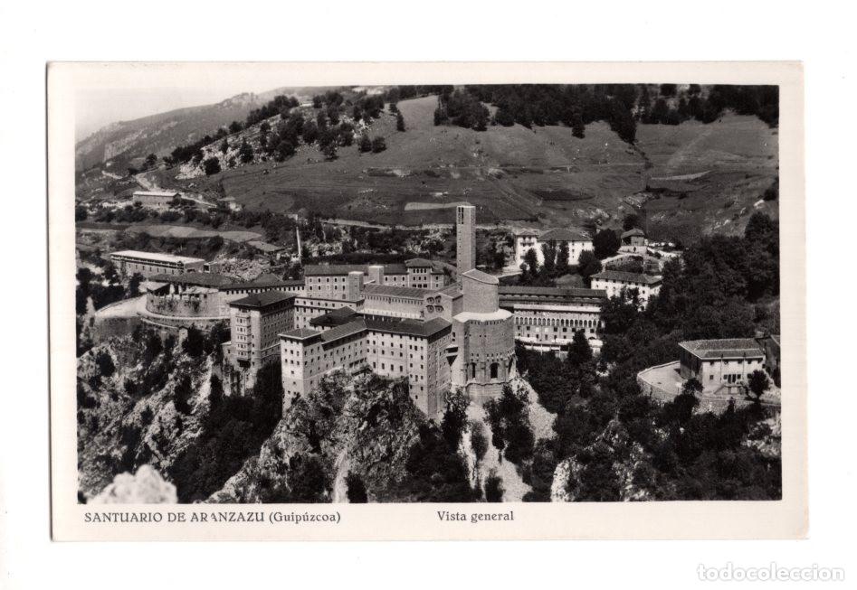 Postales: SANTUARIO DE ARANZAZU.(GUIP&Uacute;ZCOA).- VISTA GENERAL.