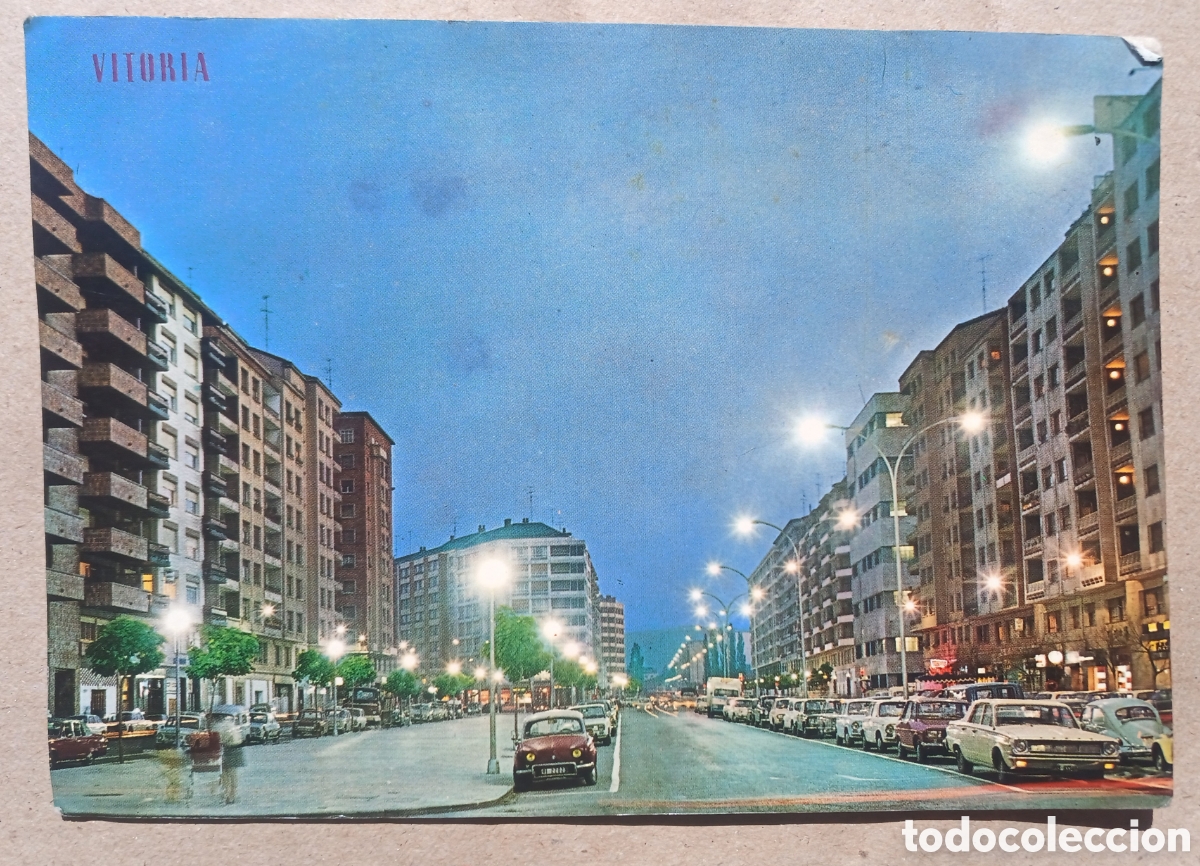 Postales: Postal 167 .Vitoria Avenida General&iacute;simo Edc. Paris
