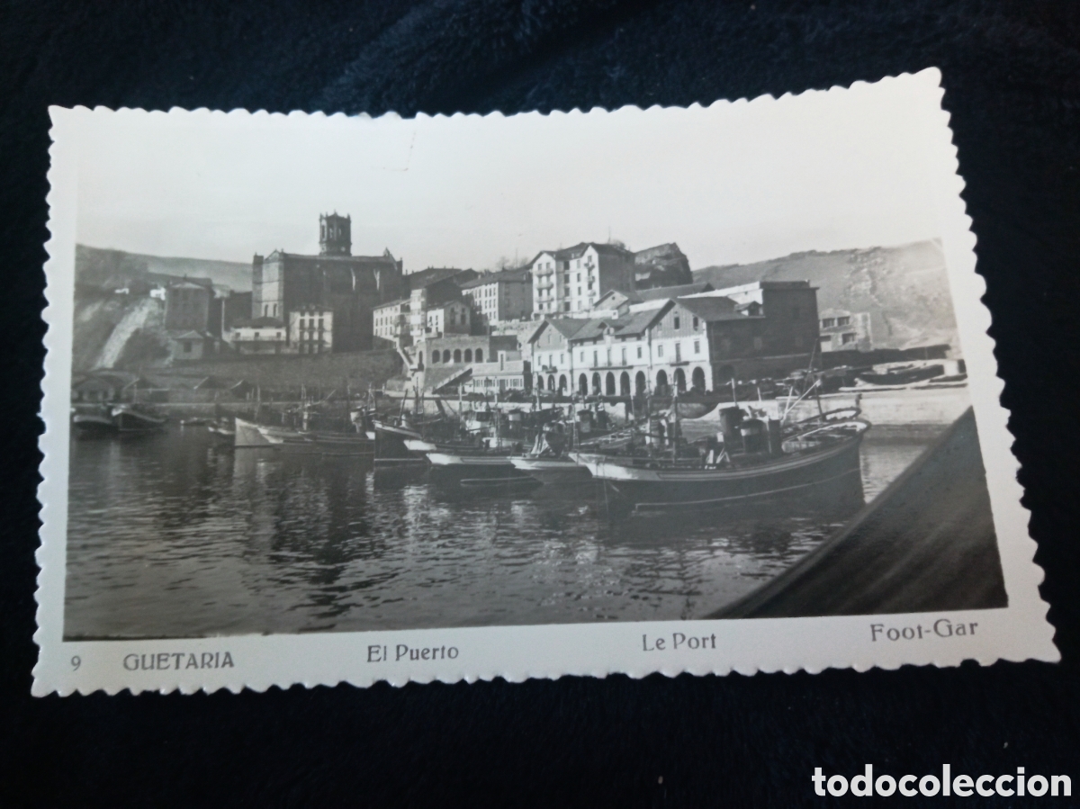 Postales: Antigua postal fotogr&aacute;fica, Guetaria, El Puerto