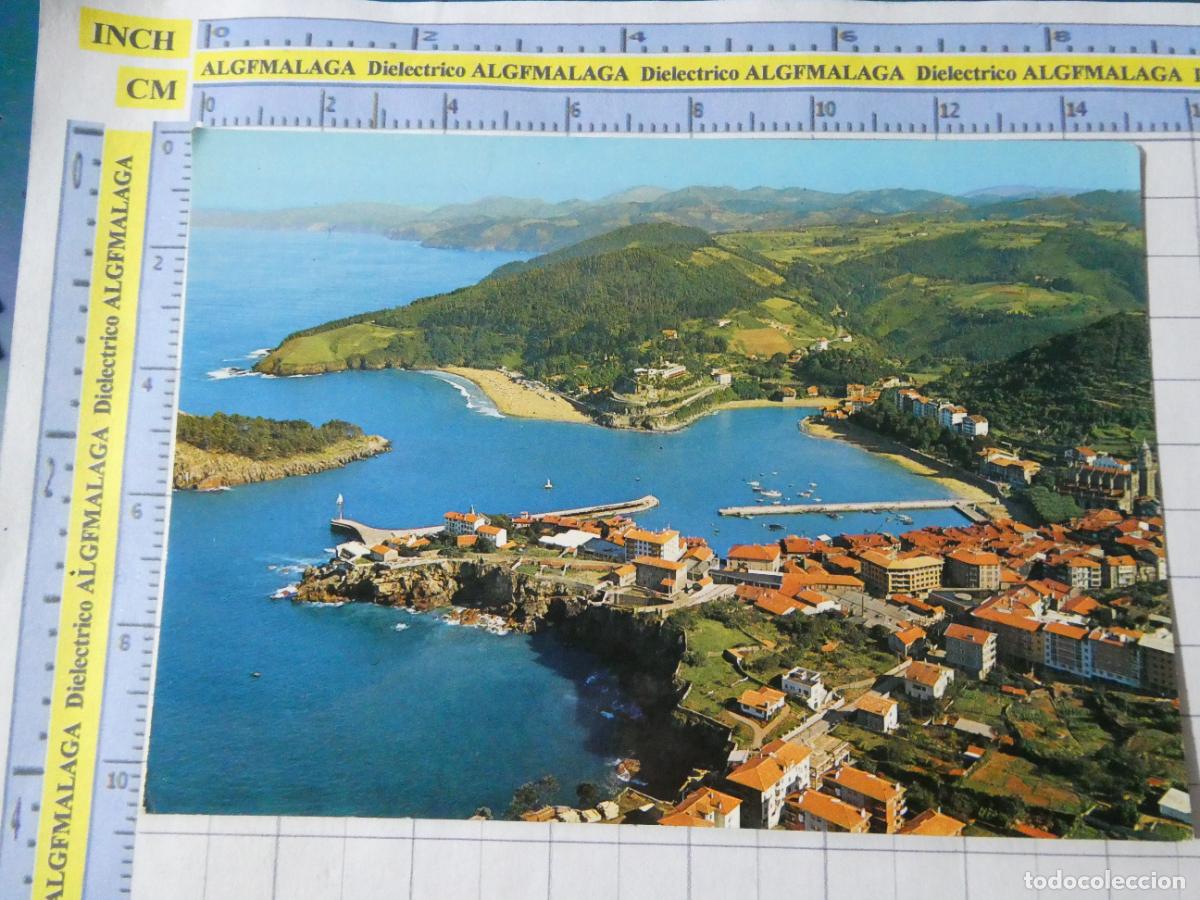Postales: POSTAL DE VIZCAYA. A&Ntilde;O 1966. LEQUEITIO VISTA AEREA 440 ALARDE. 993