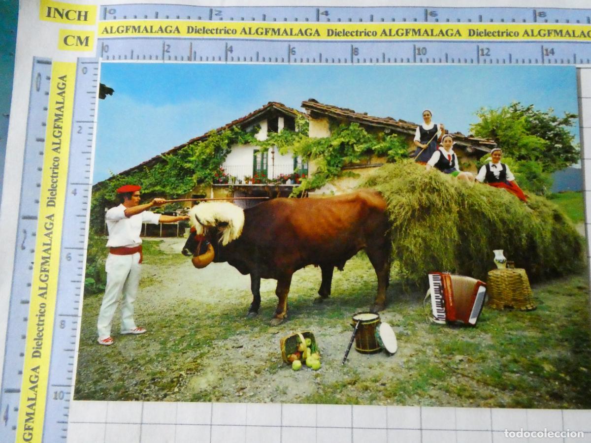 Postales: POSTAL DE VIZCAYA. A&Ntilde;O 1971. CASER&Iacute;O T&Iacute;PICO VASCO TIPISMO FOLKLORE 11258 SAN CAYETANO. 996