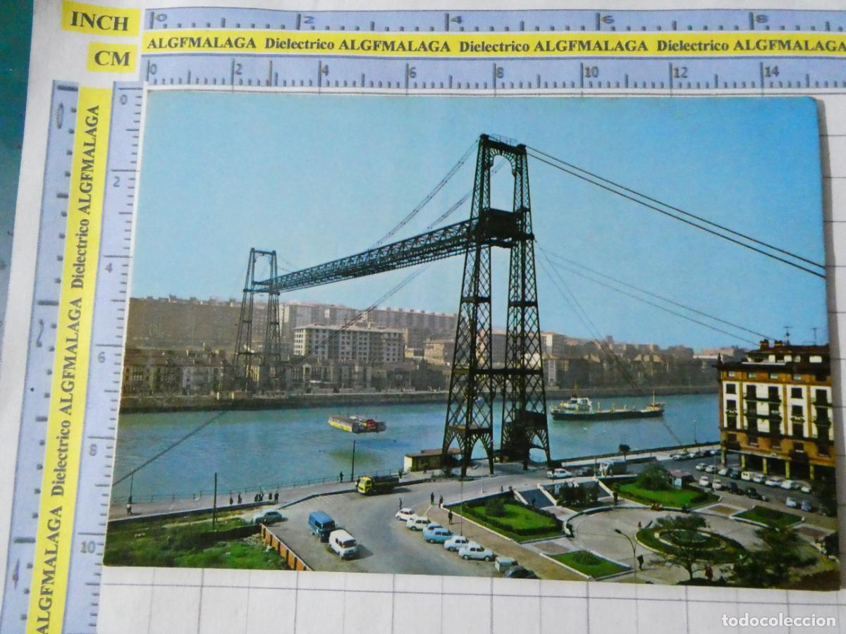 Postales: POSTAL DE VIZCAYA. A&Ntilde;O 1973. BILBAO PUENTE VIZCAYA 3 SAN CAYETANO. 1000